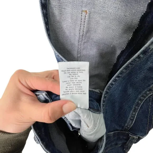 Judy Blue High Waist Double Cuff Denim Short Overalls Sz 2XL - Picture 10 of 13